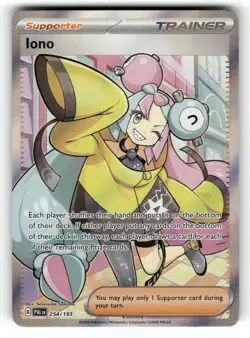 Iono NM 254/193 Paldea Evolved Pokemon Ultra Rare - Image 1