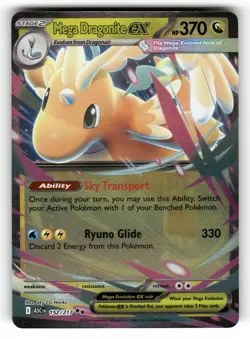 Mega Dragonite ex NM 152/217 Ascended Heroes Pokemon Double Rare - Image 1