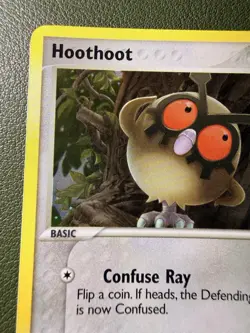 The Pokemon Company Hoothoot 59/115 EX Unseen Forces 2005 Reverse Holo Common - Image 2