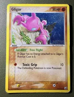 The Pokemon Company Gligar 57/115 Unseen Forces Reverse Holo stamped - Image 1