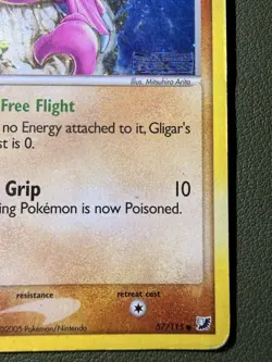 The Pokemon Company Gligar 57/115 Unseen Forces Reverse Holo stamped - Image 4