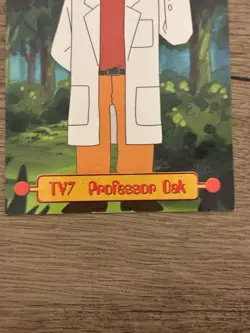 TV7 Professor Oak Topps 1999 TV Animation Series Pokemon - Image 5