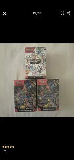 Pokemon Prismatic Evolutions Scarlet and Violet Booster Bundle - Sealed (1 box) - Image 3