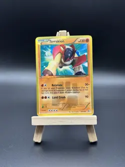 Terrakion 151/149 HP Shiny Secret Rare Boundaries Crossed Pokemon - Image 1