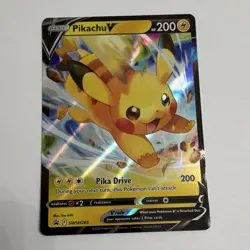 The Pokemon Company Pokemon TCG Pikachu V Promo Holo EN SWSH285 HP200 - Image 1