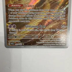 Pokemon TCG Espathra Full Art Holo Illustration Rare EN #197/182 2023 - Image 2