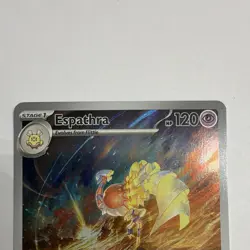 Pokemon TCG Espathra Full Art Holo Illustration Rare EN #197/182 2023 - Image 3