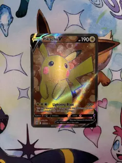 Pikachu V 157/172 Pokemon Swsh09: Brilliant Stars Holo Full Art - Image 2