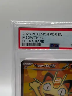 2026 POKEMON POR EN-PERFECT ORDER #107 MEOWTH EX PSA 10 - Image 3