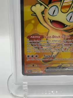 2026 POKEMON POR EN-PERFECT ORDER #107 MEOWTH EX PSA 10 - Image 5