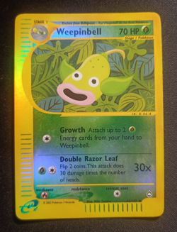 Pokemon Weepinbell 65/147 Aquapolis - Reverse Holo ENG EXC - Image 1