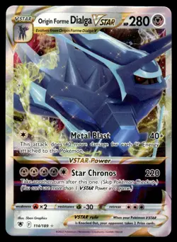 Pokemon TCG Astral Radiance #114/189 Origin Forme Dialga VSTAR - Image 1