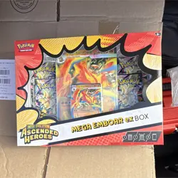 Pokemon TCG Mega Evolution—Ascended Heroes Mega Emboar ex Box Promo Oversized - Image 1