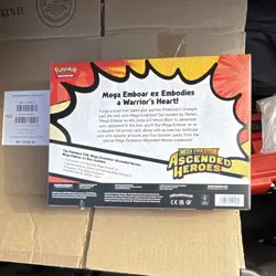 Pokemon TCG Mega Evolution—Ascended Heroes Mega Emboar ex Box Promo Oversized - Image 2