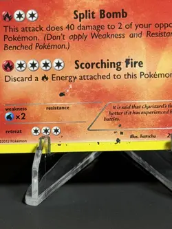 Pokemon TCG Charizard 20/149 Boundaries Crossed Holo Rare MP Has Holo Wear - Image 3