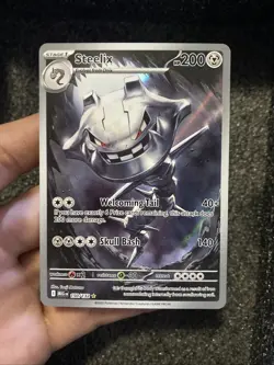 Pokemon TCG Steelix 150/132 Illustration Rare, Mega Evolution, NM/M Condition - Image 2