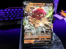 HISUIAN DECIDUEYE V PROMO HOLO SWSH238 SWORD & SHIELD PROMO POKEMON NM - Image 1
