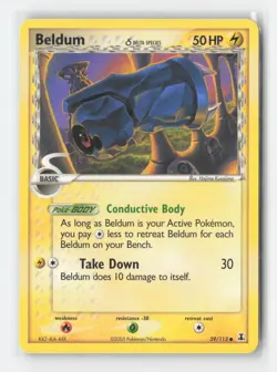 Beldum 59/113 Common Delta Species Pokemon Heavily Played - Image 1