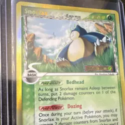 2006 Pokemon TCG Snorlax (Delta Species) 10/101 Dragon Frontiers Reverse Holo - Image 2