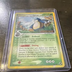 2006 Pokemon TCG Snorlax (Delta Species) 10/101 Dragon Frontiers Reverse Holo - Image 3