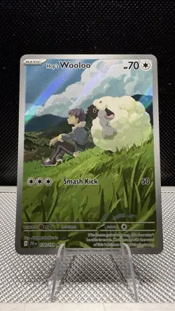Hop's Wooloo 170/159 Illustration Rare Holo SV09 Journey Together Pokemon TCG NM - Image 1