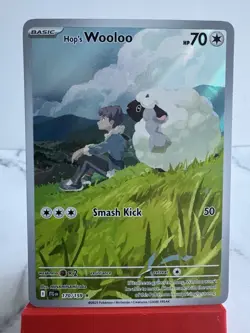 Hop's Wooloo 170/159 SV09 Journey Together Holo Illustration Rare Pokemon TCG - Image 1
