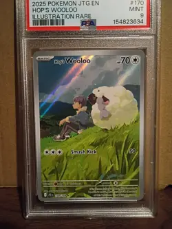 Pokemon TCG PSA 9 Hop's Wooloo 170/159 Sv09: Journey Together Holo - Image 2