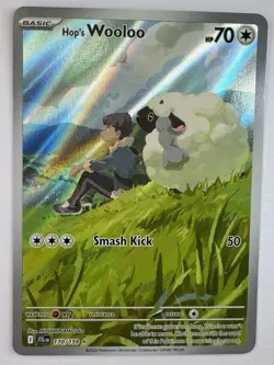 Hop's Wooloo Pokemon TCG SV09 Journey Together 170/159 IR Holo Basic 70HP - Image 1