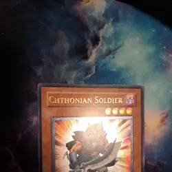 Yugioh Chthonian Soldier EEN-EN010 Ultimate Rare 1st Ed NM - Image 3