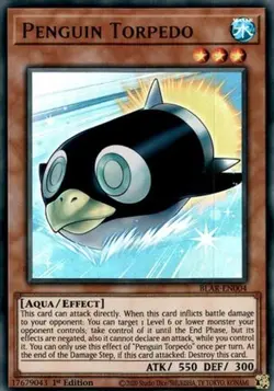 Yugioh - Penguin Torpedo (Ultra Rare) (1st Edition) - BLAR-EN004 (P) - Image 1