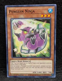 Yu-Gi-Oh! TCG Penguin Ninja Burst of Destiny BODE-EN025 1st Ed. Common - Image 1