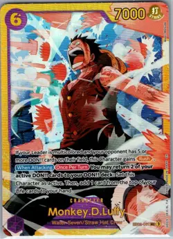 Monkey.D.Luffy EB02-061 SEC English Anime 25th Collection - One Piece Card - NM - Image 1