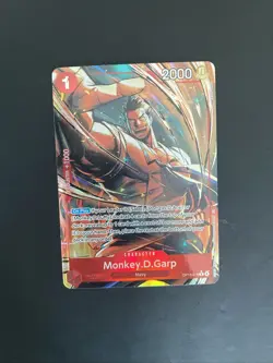 Monkey.D.Garp (Alternate Art) - OP13-016 - Carrying On His Will Foil - One Piece - Image 1