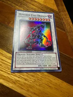 Hundred Eyes Dragon DPC5-EN003 Limited Edition Super Rare PL + BONUS - Image 1