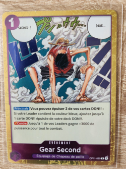 Carte One Piece Gear Second OP11-080 FR - Card game Holo - Image 1
