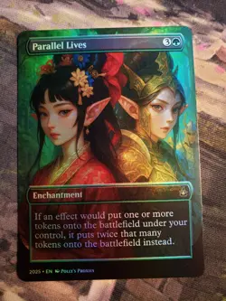 Parallel Lives FOIL Proxy Card with Custom Anime Girls Art Design - Image 4