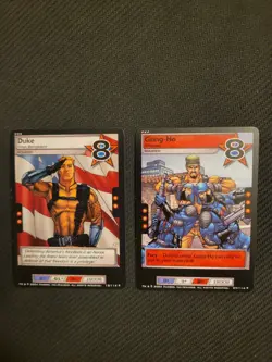 2004 G.I. Joe TCG CCG 10 Card Lot Duke Dusty, Snake Eyes, Gung-Ho - Image 5