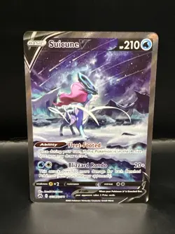 Pokemon TCG Suicune V GG38/GG70 2023 Crown Zenith Ultra Rare Card - NM - Image 2