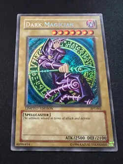Yu-Gi-Oh! Dark Magician (MP/HP) BPT-001 2002 Collectors Tin Limited Edition RARE - Image 1