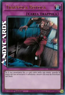 TRAPPOLA BOTOLA (Trap Dustshoot) • Ultra R • RA05 IT077 • 1Ed • Yugioh ANDYCARDS - Image 1