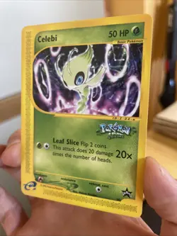 Celebi | Pokemon 4Ever | #50 WOTC Black Star Promo | Pokemon TCG | 2002 | LP 🔥 - Image 2