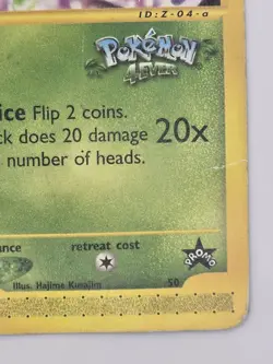 Celebi 50 Pokemon 4ever Black Star Promo WOTC Pokemon Card DMG - Image 4