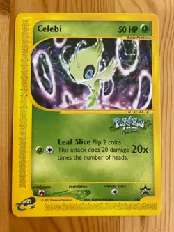 Celebi 50 Pokemon 4ever Black Star Promo WOTC Pokemon Card NM - Image 1