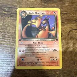 Pokemon TCG Dark Charizard #21/82 Team Rocket Unlimited Rare Regular 80 HP ENG - Image 1
