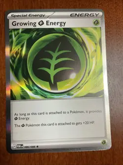 Growing Energy 086/088 Perfect Order Holo Rare Pokemon TCG Card - Image 1