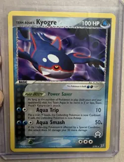 Pokemon TCG Team Aqua's Kyogre 3/95 Team Magma vs Aqua 2004 - Image 1