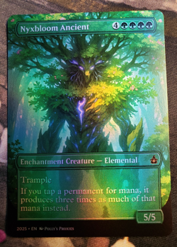 Nyxbloom Ancient FOIL Proxy Card with Custom Anime Art Design - Image 5