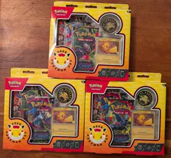 Pokemon TCG Pokemon Day 2026 Collection 30th Anniversary Box Sealed [Lot of 3] - Image 1