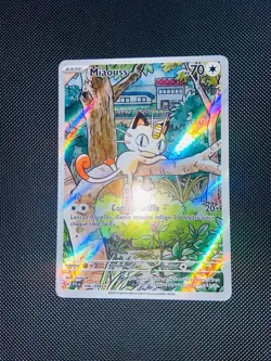 Carte Pokemon Miaouss 106/094 AR Full Art ME02 Flammes Fantasmagoriques NEUF - Image 2
