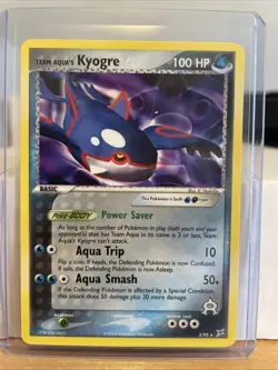 Pokemon TCG Cards Team Aqua's Kyogre 3/95 Team Magma vs Aqua Non-Holo Rare - Image 1